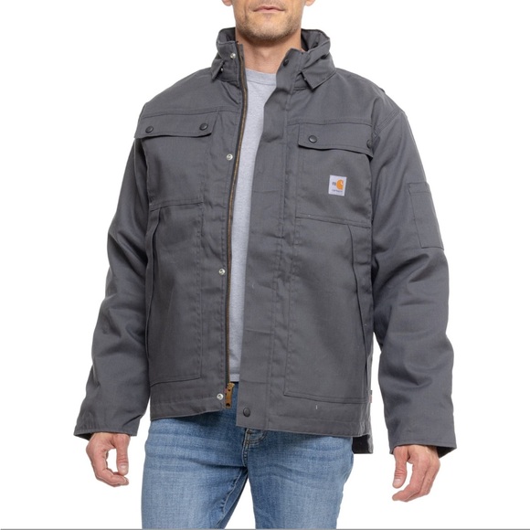 Carhartt Flame-Resistant Full Swing Quick Duck Shadow Gray Mens size Large NEW!